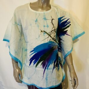 poncho women batiks
