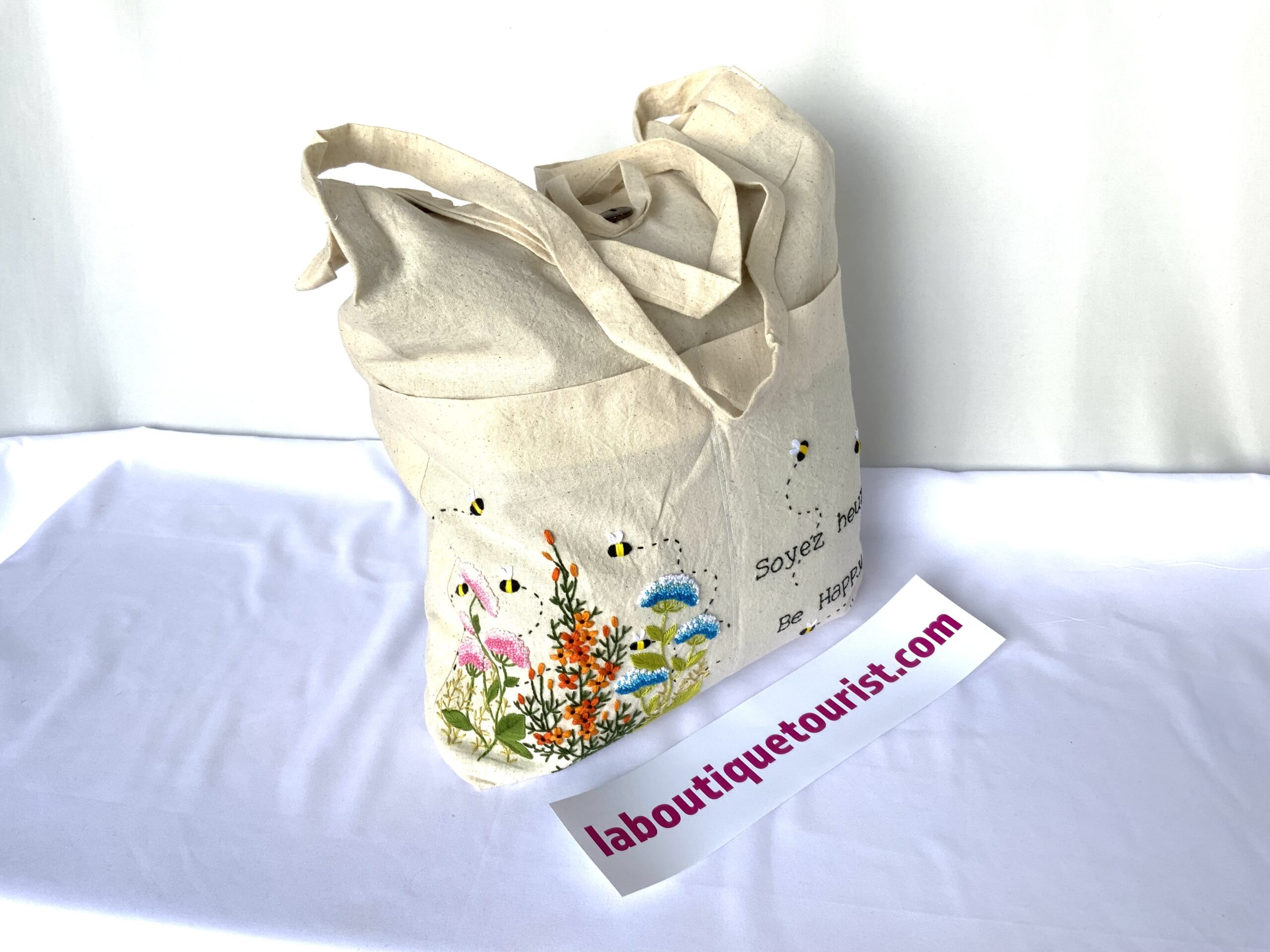 bags ladies embroidered paris - Image 2