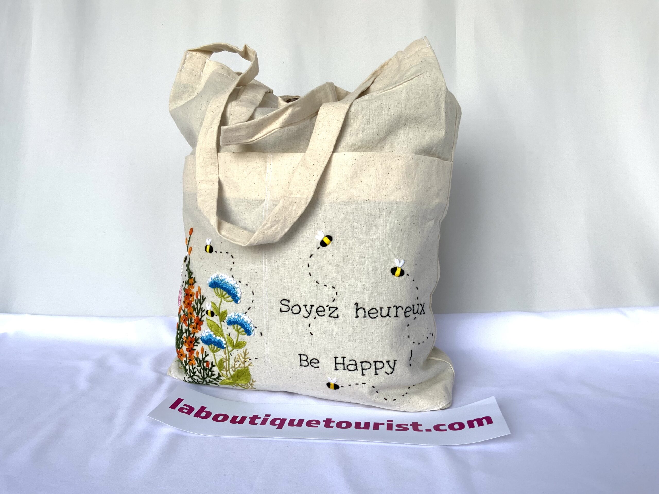 bags ladies embroidered paris - Image 3