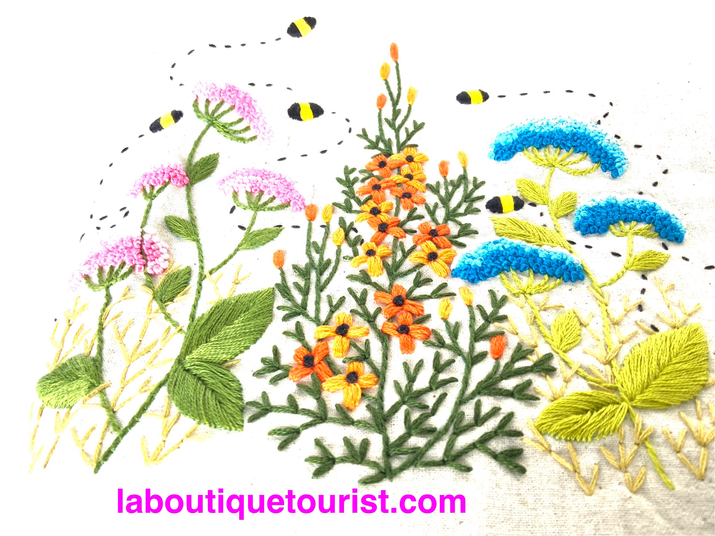 bags ladies embroidered paris - Image 7