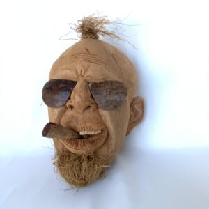 Coconut husk mask