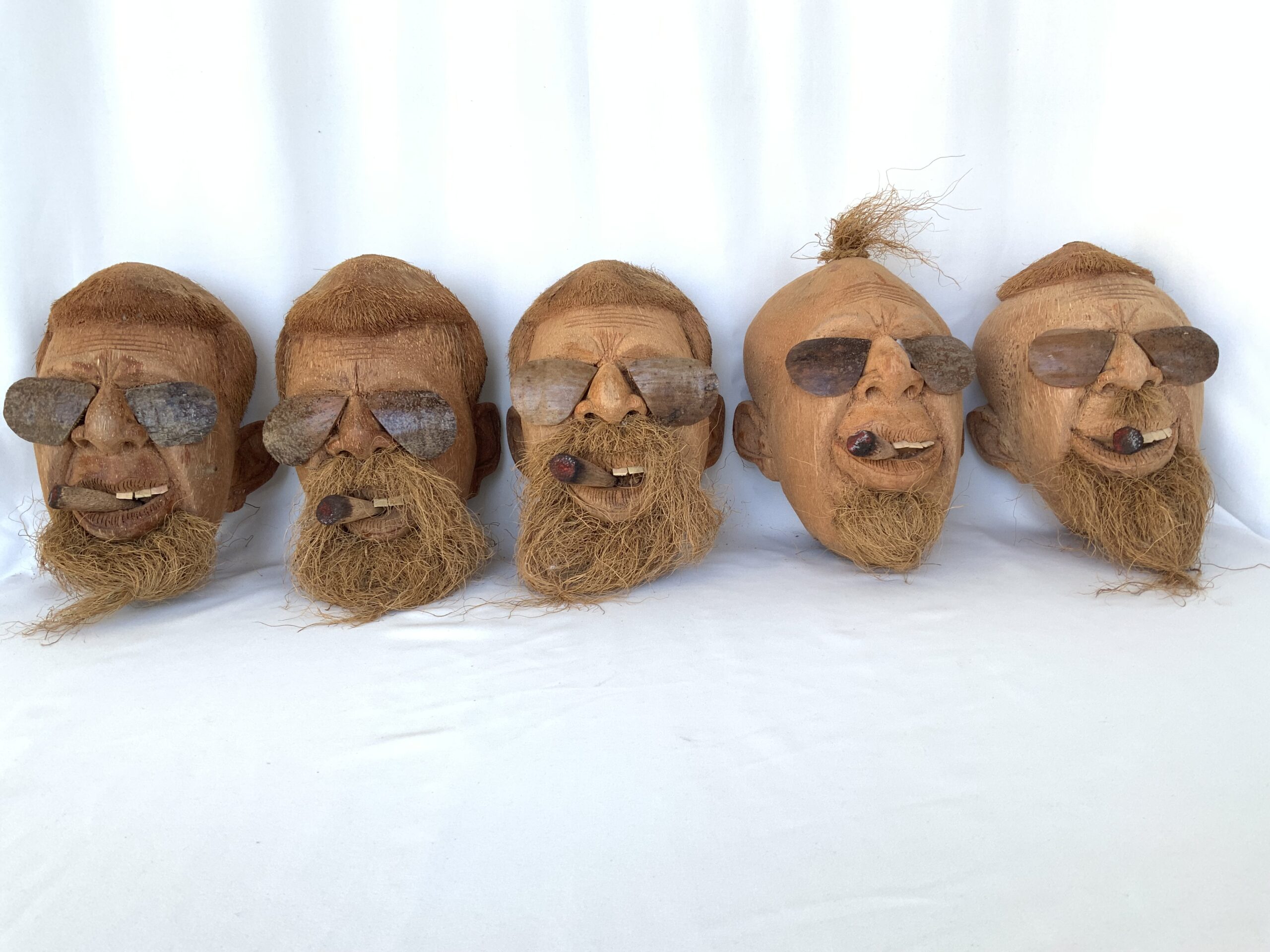 coconut shell human face mask - Image 5