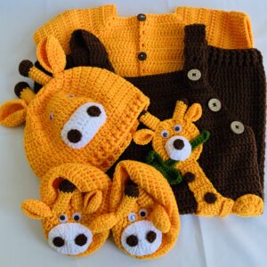 Baby suit crochet knit