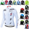 pro team cycling jersey long sleeve men autumn mountain bike clothing tops racing sport bicycle clothes road cycling jacket