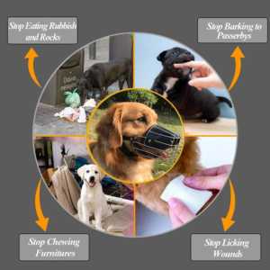 benepaw anti bite large dog muzzle wire basket metal mask adjustable leather straps pet mouth cover german shepherd pitbull