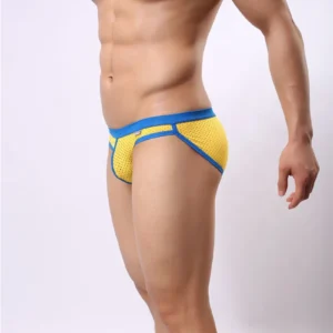 new sexy brave person men's super bikinis short underwear sexy mesh briefs size s,m,l xl