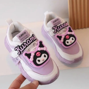 anime cartoon children's sneakers kuromi autumn and winter new kawaii dad shoes sanrio breathable comfortable and fashionable