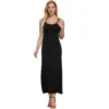 fashion women long frocks maxi dress elegant sleeveless low neck long evening party dress