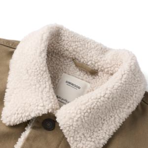 simwood 2025 winter new oversize sherpa lined trucker jacket men 11.8oz washed vintage canvas fabric plus size coats