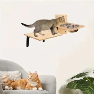 wall mounted cat bridge pet cat tree house bed hammock sisal cat ladder step scratcher post cat climbing frame furniture cat toy
