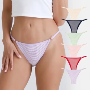 1pc women's brazilian panties adjustable buckle briefs seamless underwear winter warm comfort panty women sexy lingerie s xl