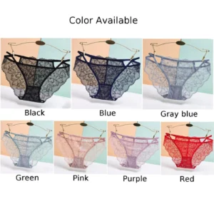 women see though panties lace floral briefs sexy mesh sheer underwear girl thongs breathable underwear thin comfort lingerie