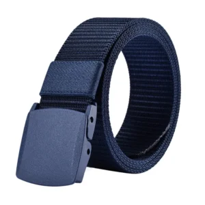 nylon waist belt for men adjustable square buckle lightweight outdoor sports men waist belt 125cm
