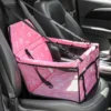 dog cat car seat bag folding pet carriers bag waterproof hollow ventilated mesh carrying basket travel pet carriers supplies