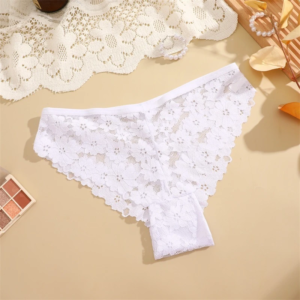 women lace floral panties hollow out underwear sexy low waist solid briefs girls breathable lingerie comfortable pants s xl