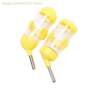 1pc 80ml plastic hamster drinker water bottle dispenser hanging pet drinking bottle feeding water dispenser pet dog accessories