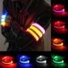 led armband sports armband glowing flashing belt night sporting fitness running cycling flashing reflective glow wristband