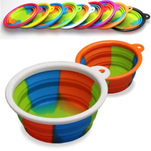 dog bowl silicone pet dog feeder bowls travel dogs cats supplies feeding food water container folding pet accessories