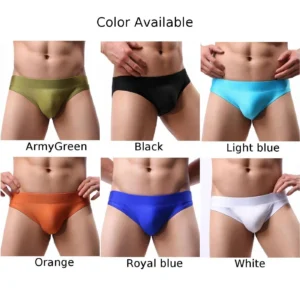 comfortable and breathable men's low waist briefs underwear, solid color style, fashionable design, s l sizes, nylon fabric