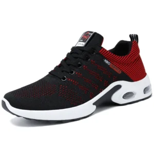 men's trendy breathable lace up running shoes korean light casual sports sneakers