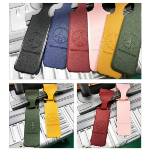 suitcase label bag pendant handbag long pu leather luggage tag name id address tags flight vacation travel accessories