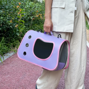 portable pet carrier bag for small dogs cats outdoor foldable cat bag breathable cat shoulder bag kitten carrying bag