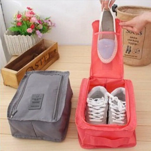 waterproof travel organiser tote shoes pouch portable storage bag pink