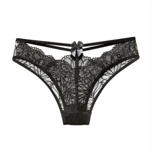 women's sexy underwear lace hollow comfortable briefs sexy french transparent panties low rise lingerie breathable underpants