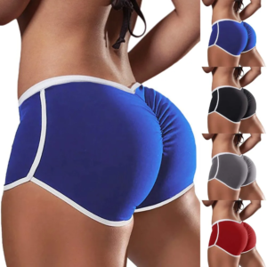 womens gym fitness sports shorts elastic waist butt lift buttocks yoga hot pants sexy breathable lingerie ultra thin underwear