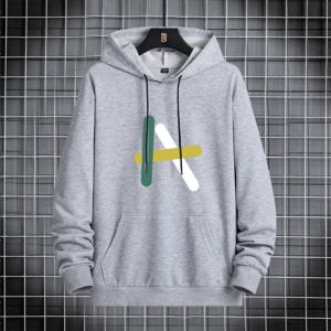 thickened men's hooded long sleeved hoodie jacket with added velvet, loose and fashionable pullover, new autumn and winter style