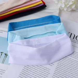 1pc hair accessories yoga headwear fitness yoga hair bands solid color sports headbands elastic