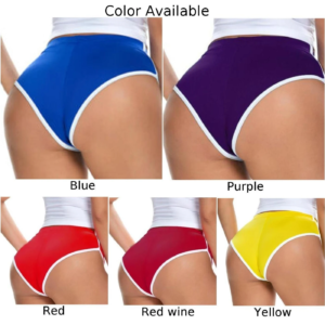 sexy womens sports yoga shorts fitness running workout gym hot pants plus elastic lingerie breathable underwear panties knickers