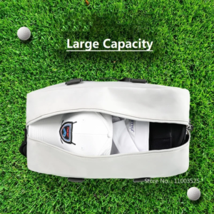 ttygj women men golf handbag large capacity independent shoe area sports bags lightweight golf crossbody backpack