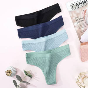 women's panties fashion striped thongs soft cotton underwear ladies sexy lingerie sports breathable g strings cozy t back