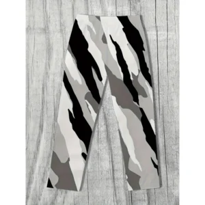 2025 men's casual loose fit drawstring pants 3d print polyester athletic trousers straight leg retro drape style sportswear