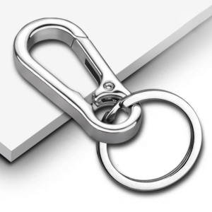 men stainless steel gourd buckle climbing keychain waist belt clip anti lost buckle hanging key ring car decoration