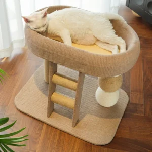 small cat tree tower with perch bed scratching post playground furniture protector multipurpose training toy condo cat scratcher