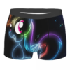 men's rainbow dash mlp underwear cartoon novelty boxer briefs shorts panties male breathable underpants s xxl