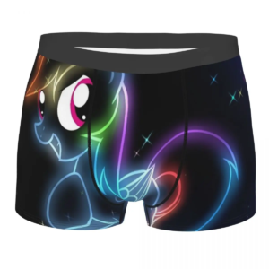 men's rainbow dash mlp underwear cartoon novelty boxer briefs shorts panties male breathable underpants s xxl