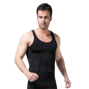 s 3xl men's slimming body shapewear corset vest shirt compression tummy belly control slim waist cincher underwear sports vest
