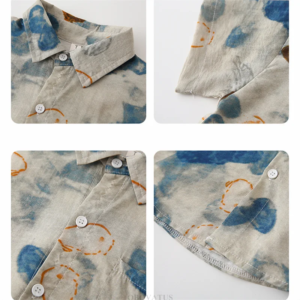 summer family matching outfits dress shirt shorts sets couples and kids matching clothing family look vacation costume clothes