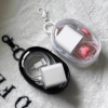 multifunctional clear data cable mini storage box outdoor travel portable headset storage bag data cable round storage bag