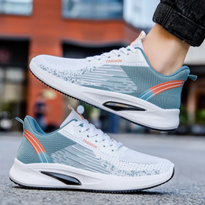 new men's sneakers summer men's shoes breathable lace up lightweight running shoes