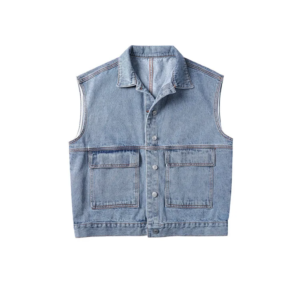 denim vests women sleeveless jacket y2k streetwear single breasted coats cardigan pockets high street outerwear loose spring