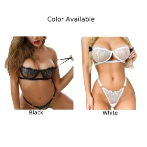 woman see through lace bra brief set female lingerie push up seamless brasier panties bralette fancy underwear sexy thongs hot