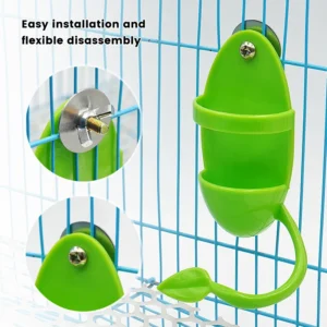 1pcs pet parrot feeder hanging cage fruit vegetable container feeding cup cuttlebone stand holder pet cage accessories supplies