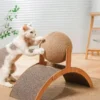 cat scratching ball wooden cat scratcher natural sisal scratch board scratching column wear resistant paw wood scraper