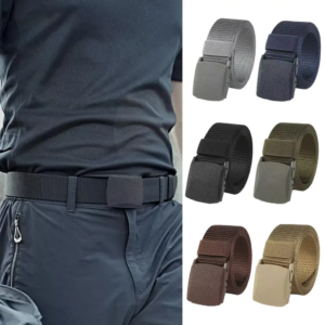 military automatic buckle nylon belt outdoor hunting waist multifunctional canvas tactical high men belt belt quality j0r9