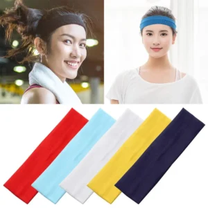 1pc hair accessories yoga headwear fitness yoga hair bands solid color sports headbands elastic