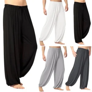 men's joggers pants casual sweatpants casual solid color baggy trousers belly dance yoga harem pants slacks men loose style hot